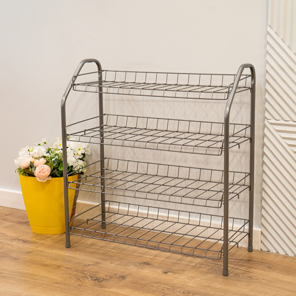 Этажерка для обуви разборная (4 полоки) Этажерка для обуви разборная (4 полоки)