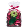 Набор сухоцветов из натуральных материалов, с ароматом "Роза" (10х7,5х15,5 см)
