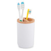 Подставка для зубных щеток "Бамбук" (белый) М8055