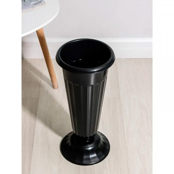 Ваза для цветов под срезку Д210мм, В440мм (черный) М5142 Ваза для цветов под срезку Д210мм, В440мм (черный) М5142