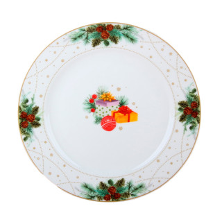 Тарелка десертная 19см HD25022 Новогоднее волшебство
