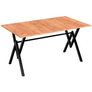 Стол "Ларсен" (1600х800 столешница 16 мм) Дуб золотой