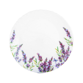Тарелка плоская 24см LHP-95-7272 Lavender