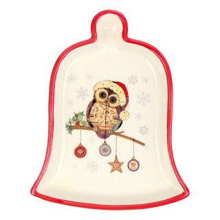 Блюдо 19.5х15.1 см ф.колокольчик ZFC250-51 Owl Christmas