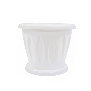 Цветочный горшок "Classic white" Л1