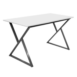 Стол Миссони (1400*800 столешница 16 мм цв.Люкс) белый Стол Миссони (1400*800 столешница 16 мм цв.Люкс) белый