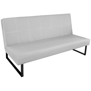 Диван Гера "3" (кзам PU/гоб.stock (Комфорт)) Cветло-серый Fiore ash