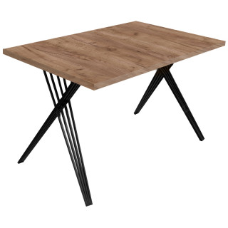 Стол Спут (1200х800 столешница 16 мм цв.Люкс) Дуб крафт табачный