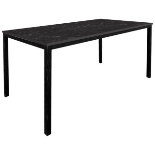 Стол прямой каркас тр.40х40 (1800х800 столешница 16 мм цв.Люкс) Мрамор тёмный Стол прямой каркас тр.40х40 (1800х800 столешница 16 мм цв.Люкс) Мрамор тёмный