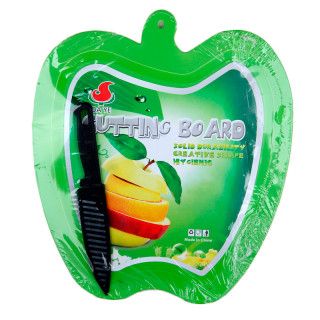 Набор (доска + нож) Apple зелёный