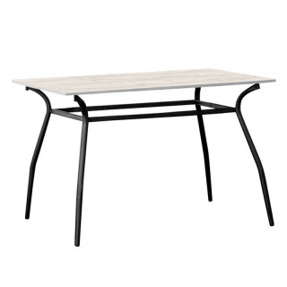 Стол S-образн.каркас (1200*800 столешница 16 мм цв. люкс) Дуб крафт белый Стол S-образн.каркас (1200*800 столешница 16 мм цв. люкс) Дуб крафт белый