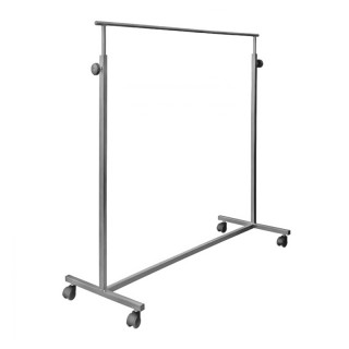 Вешалка гардеробная на колесах (серый)