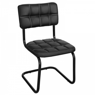 Стул Сальма м/п б/п цв.полозья (Гобелен/Кзам) черный