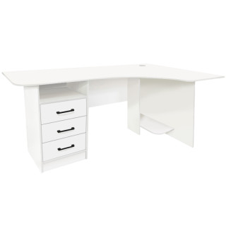 Стол эргономичный "КУЛ-004" белый (Торнадо)