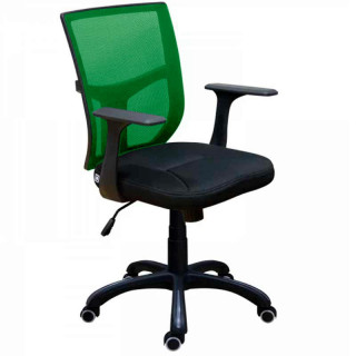 Кресло мод.М-16 (сид.ортопед) подл.пл.Г-17,крест.пл.d416/ 670-1/ 680 м/п, кол JL (ZW) зеленый