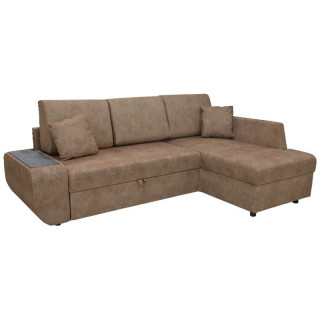 Диван угловой 074 УД МК правый бежевый (Dakota beige)