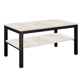 Журнальный столик "Марс" Дуб крафт белый