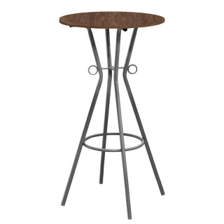 Стол барный "Верди" (цв.каркас D-600 столешница 16 мм цв.Люкс) Морское дерево винтаж