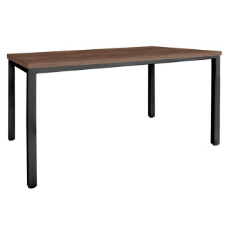 Стол прямой каркас тр.40х40 (1400х800 столешница F мм цв.Люкс) Морское дерево винтаж