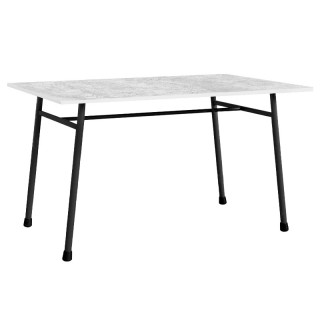 Стол вертикальный цв.каркас (1400*800 столешница 16 мм цв.Люкс) бетон светлый