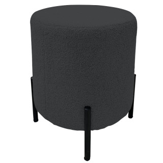 Пуфик "Риос" d40 цв.каркас (BRAVO GRAFIT)