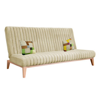 Диван Кельпи "3" (кзам/гобелен Эконом (цв.орех)) Bingo beige