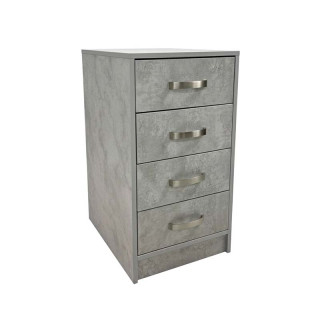 Тумба высокая "КУЛ-6" цв.Люкс (Бетон светлый)