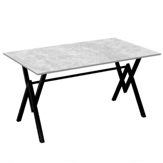 Стол Ларсен (1200х800 столешница 16 мм) Цемент светлый