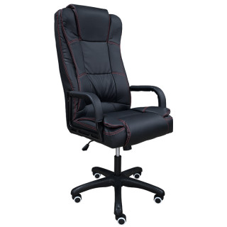 Кресло Мажор Z гобелен,кзам подл.пл.Сенатор с м.эл.,крест.пл., ДДС, кол JL черный (pvc 1) + прошивка