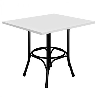 Стол Лавр (800х800) белый