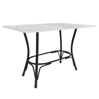 Стол Лавр (1200х800 столешница 16 мм цв.Люкс) Бетон светлый