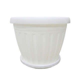 Горшок цветочный Versace New мод W-142 66л (белый)