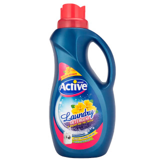 Универсальное жидкое средство для стирки  PINK Clean Breeze 1,5л ACTIVE