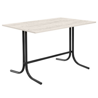 Стол 1200х800 "Л" образный, 16 мм (Дуб крафт белый)