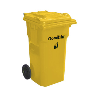 Мусорный бак "Goodbin" 120 л на колесах