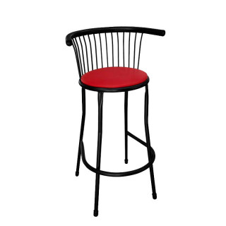 Стул Альфа барный многополосный гоб/кзам кзам21-2168 красный