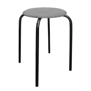 Табурет №3 круглый (кзам-серый)