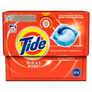 Капсулы для стирки TIDE "Альпийская свежесть"