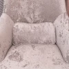 Кресло отдыха "Комфорт-5" Высокая спинка (PLUSH SILVER, Бесцветный Лак)