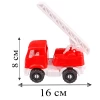 Машинка Пожарная "ЯРОСЛАВ" Красная 16 см (Арт. И-5185)