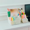 МП2383 Органайзер "ВЯЗАНИЕ" 5 секций (белый ротанг)