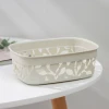 МП2360 Коробка ФЛОРА 1 л  (белый ротанг)