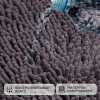 Коврик для в/к Макароны AQUADOMER 60*100см 1 предм Dark Grey темно-серый  1/25