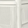 Комод Keeplex Ajur с ящиками на колесиках трехсекционный компакт 37х30х56,3см белое облако