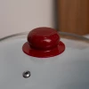 Кастрюля эмалированная 3,0л (бордовый)