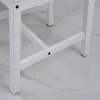 Столовый комплект 1+4 стульев мод "X back" белый
