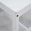 Столовый комплект 1+4 стульев мод "X back" белый