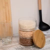 Емкость для хранения продуктов с бамб.крышкой 3 шт