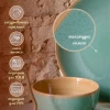 Тарелка глубокая Stone green TRC032