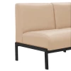Диван Сандра 3 (кзамPU/гоб.stock) кзам15пу бежевый